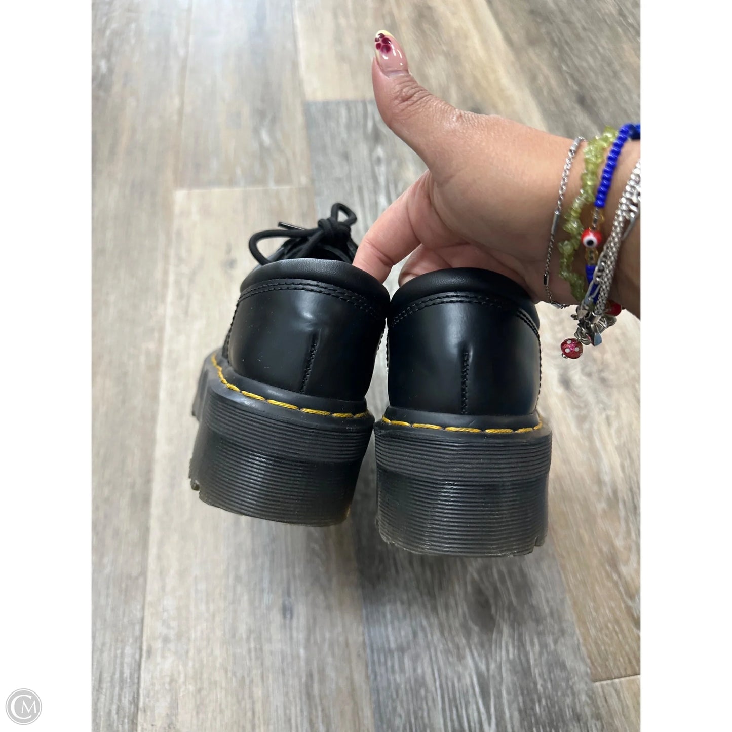 Shoes Heels Platform By Dr Martens In Black, Size: 6