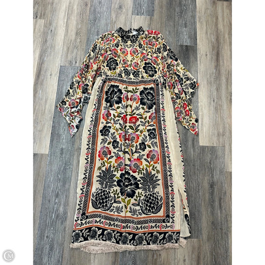 Dress Casual Maxi By Farm Rio In Floral Print, Size: L