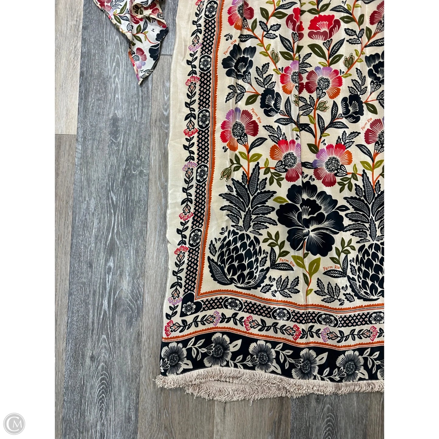 Dress Casual Maxi By Farm Rio In Floral Print, Size: L