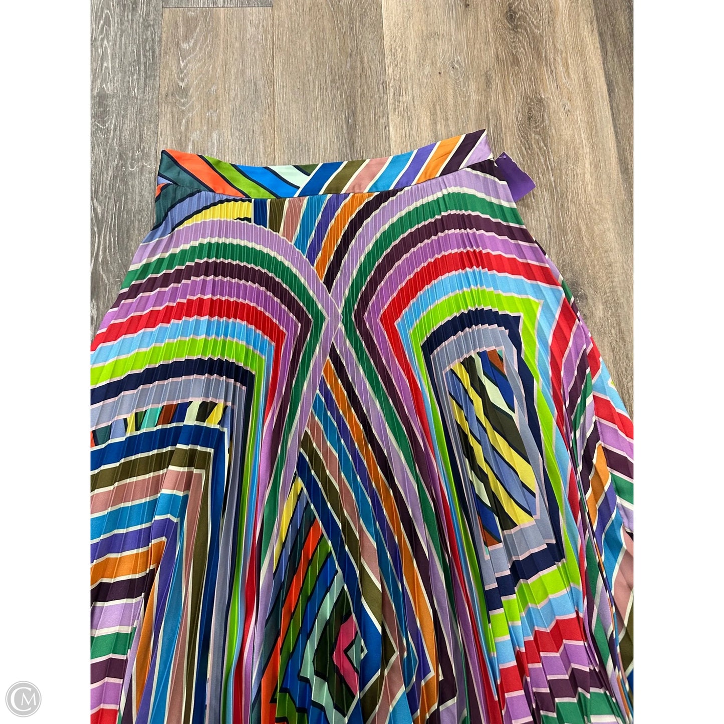 Skirt Designer By Milly In Striped Pattern, Size: 14