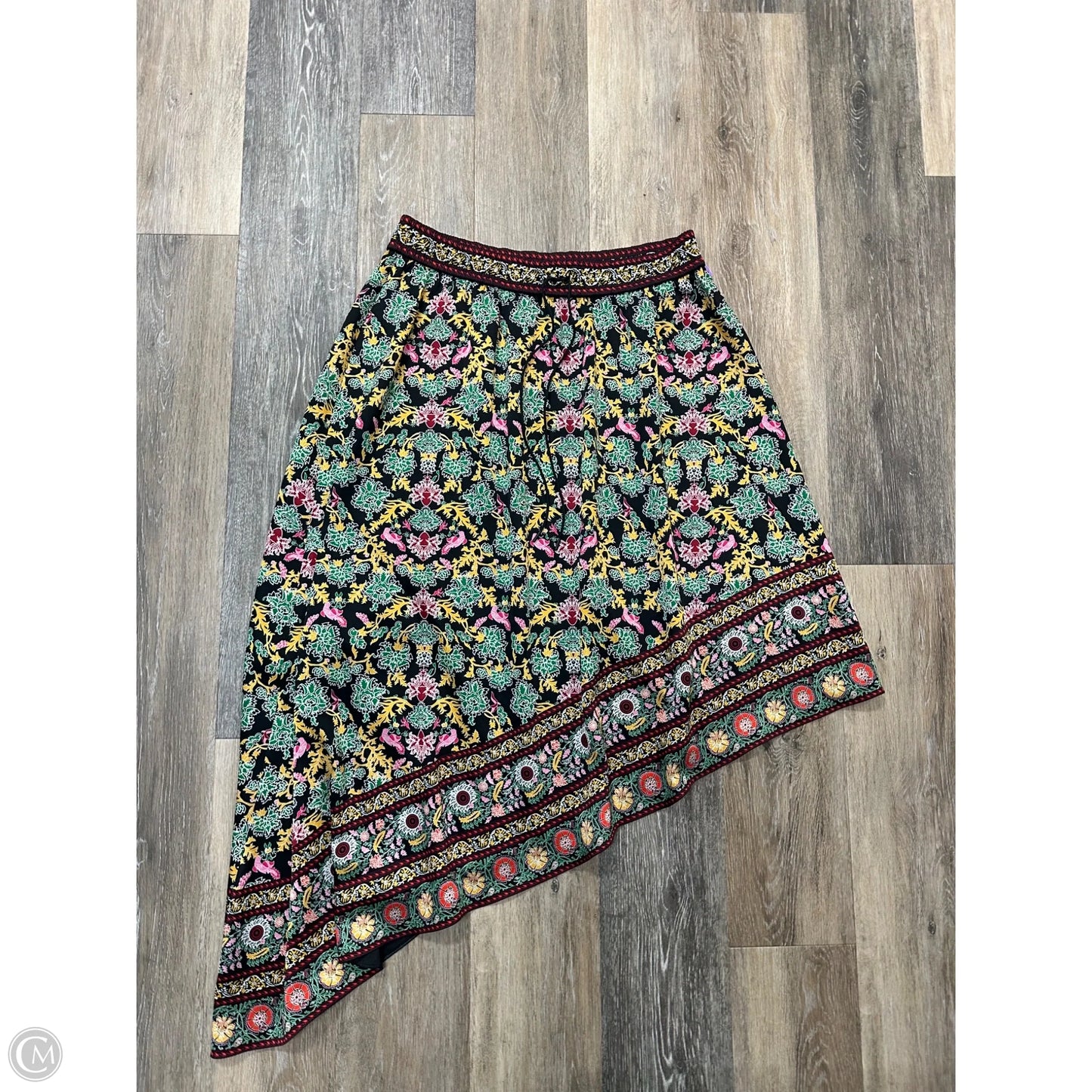 Skirt Designer By Alice + Olivia In Floral Print, Size: L
