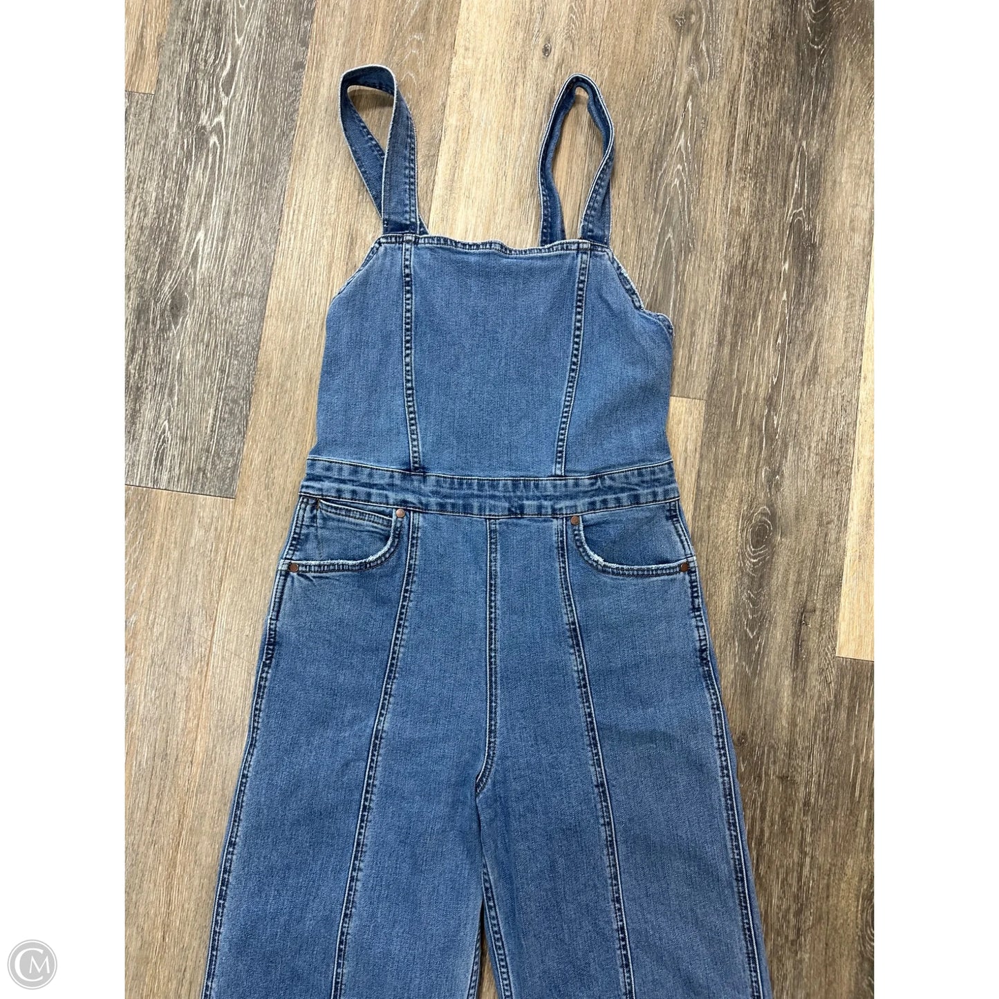 Jumpsuit By Wrangler In Blue Denim, Size: 4
