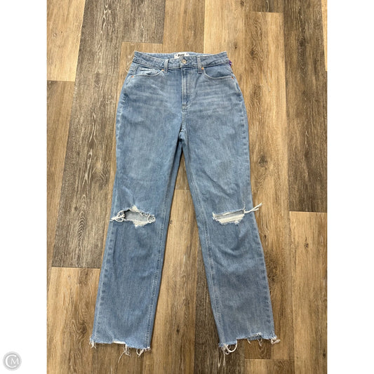 Jeans Straight By Paige In Blue Denim, Size: 2