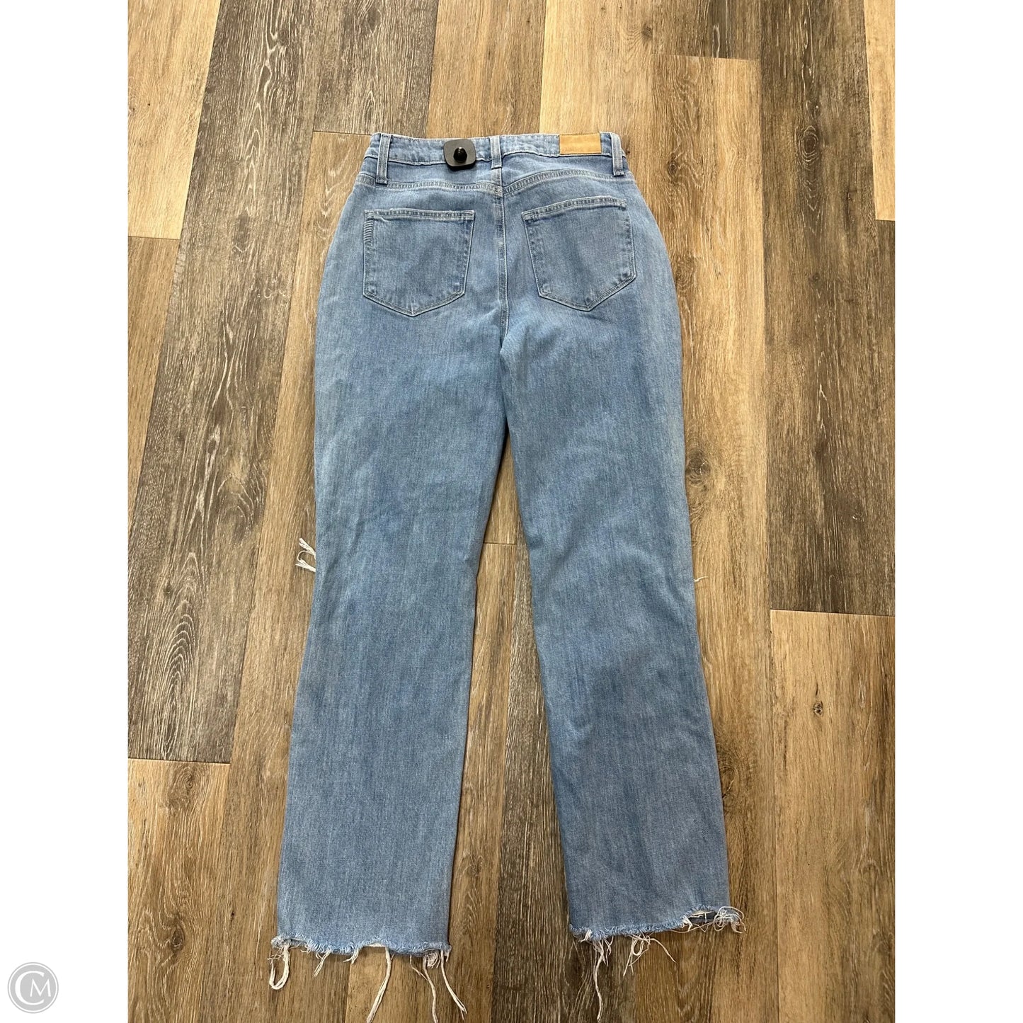 Jeans Straight By Paige In Blue Denim, Size: 2