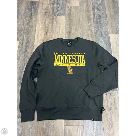 Sweatshirt Crewneck By 47 In Grey, Size: Xl