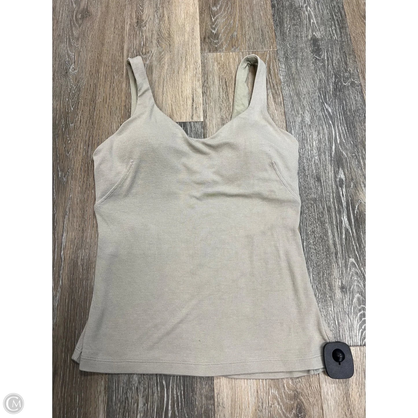 Athletic Tank Top By Lululemon In Taupe, Size: 8