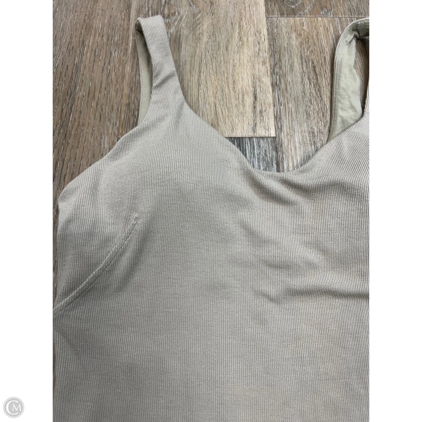 Athletic Tank Top By Lululemon In Taupe, Size: 8