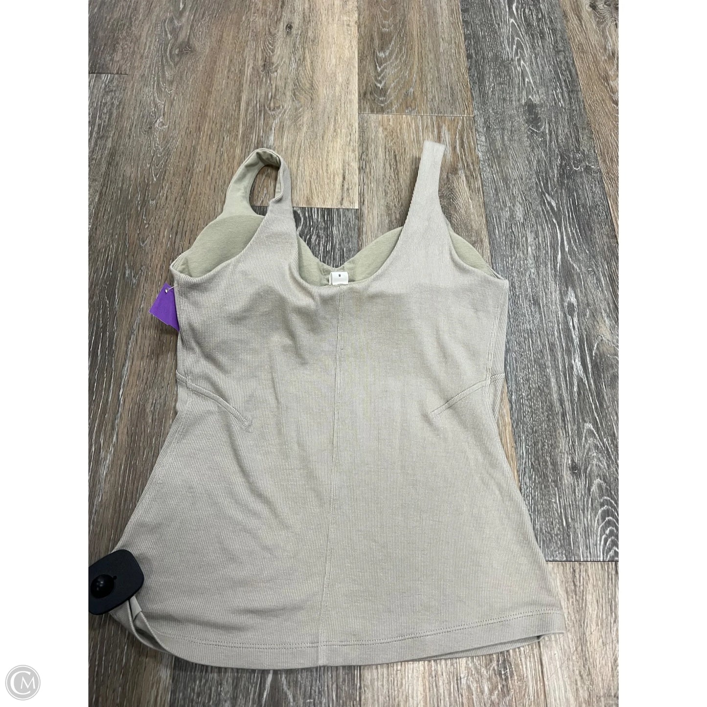 Athletic Tank Top By Lululemon In Taupe, Size: 8