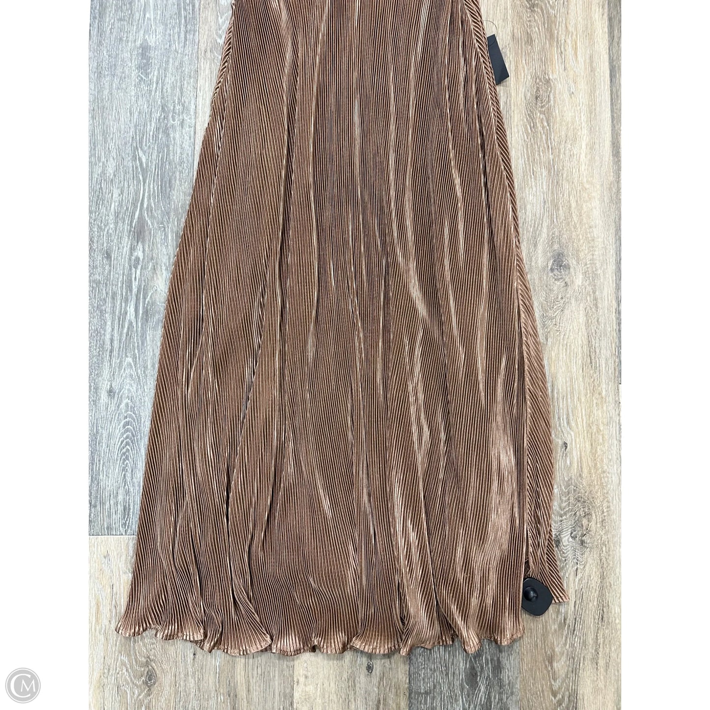 Dress Party Long By Lulus In Brown, Size: S