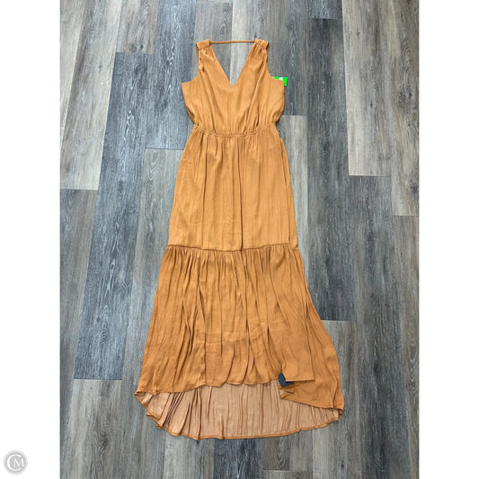 Dress Casual Maxi By Banana Republic In Orange, Size: S Tall