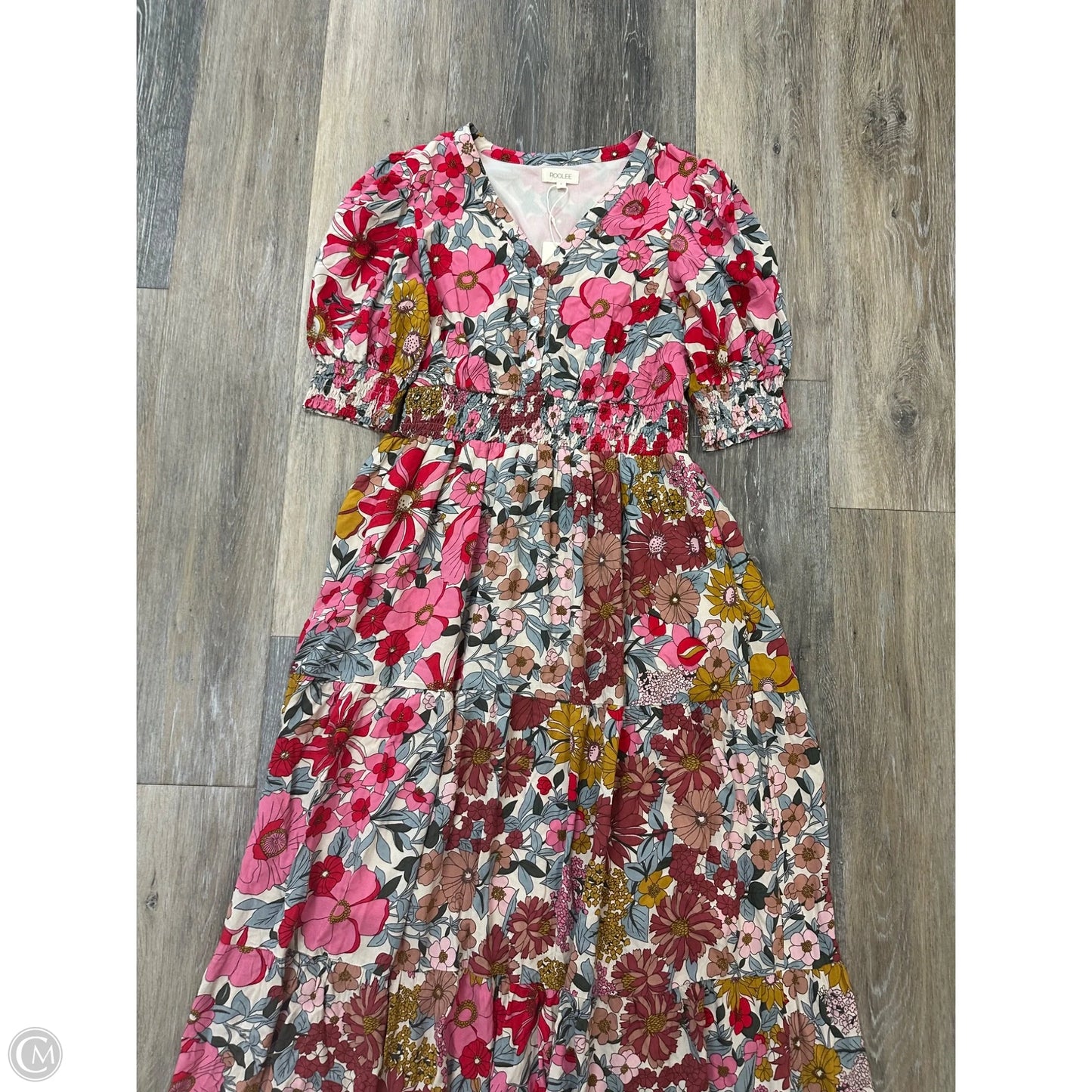 Dress Casual Maxi By Roolee In Floral Print, Size: S