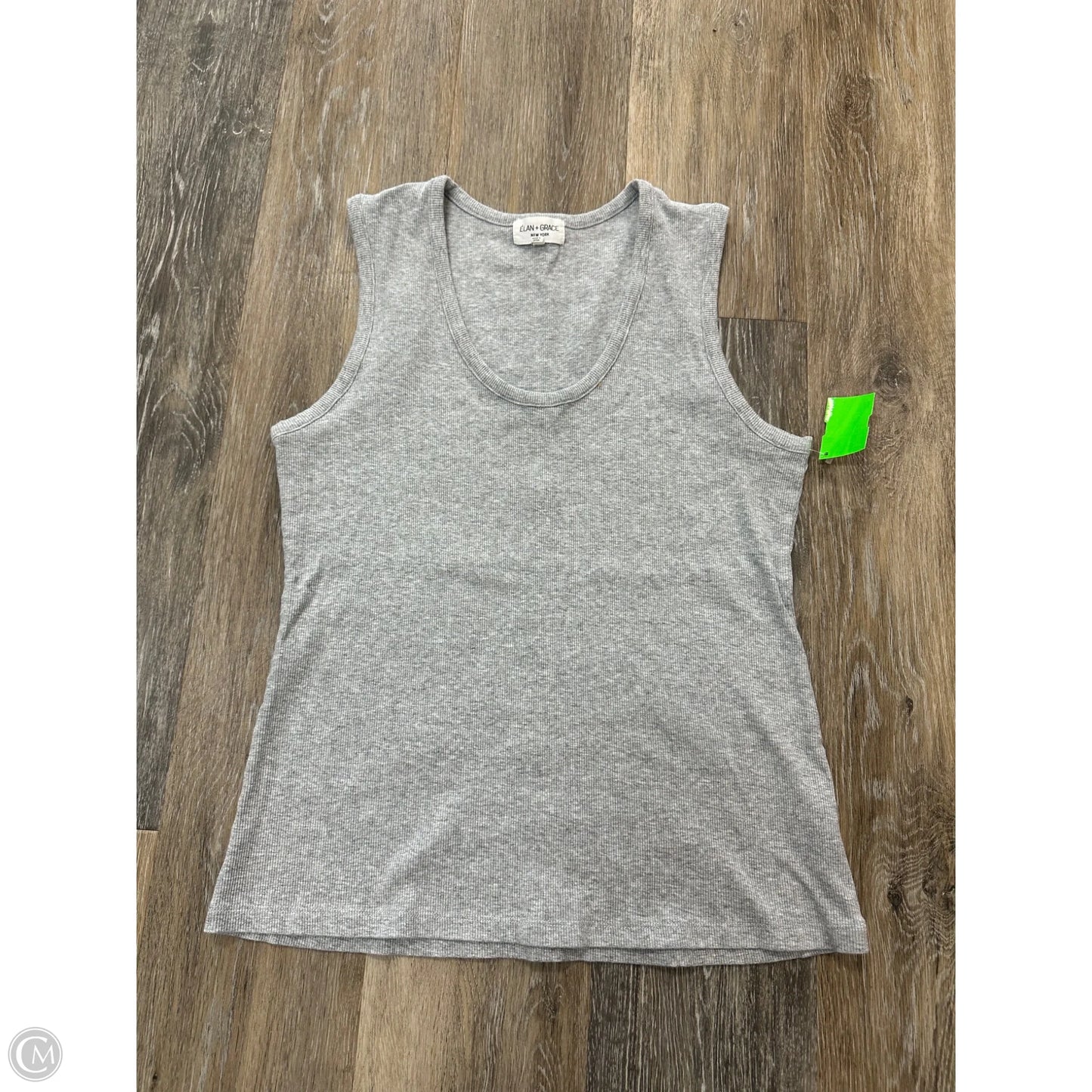 Tank Top By Elan + Grace In Grey, Size: L