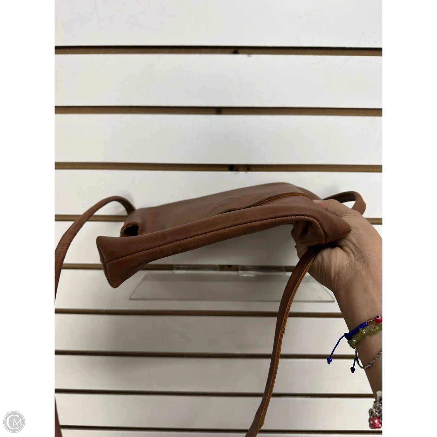 Crossbody Leather By Able, Size: Small