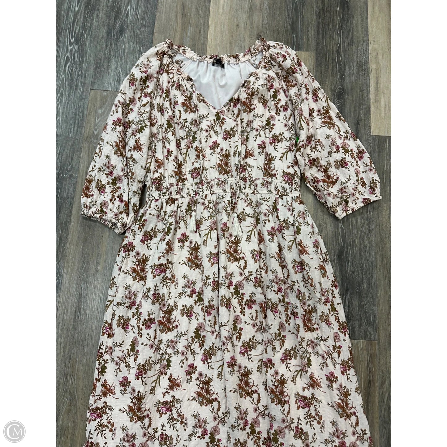 Dress Designer By Frye In Floral Print, Size: L