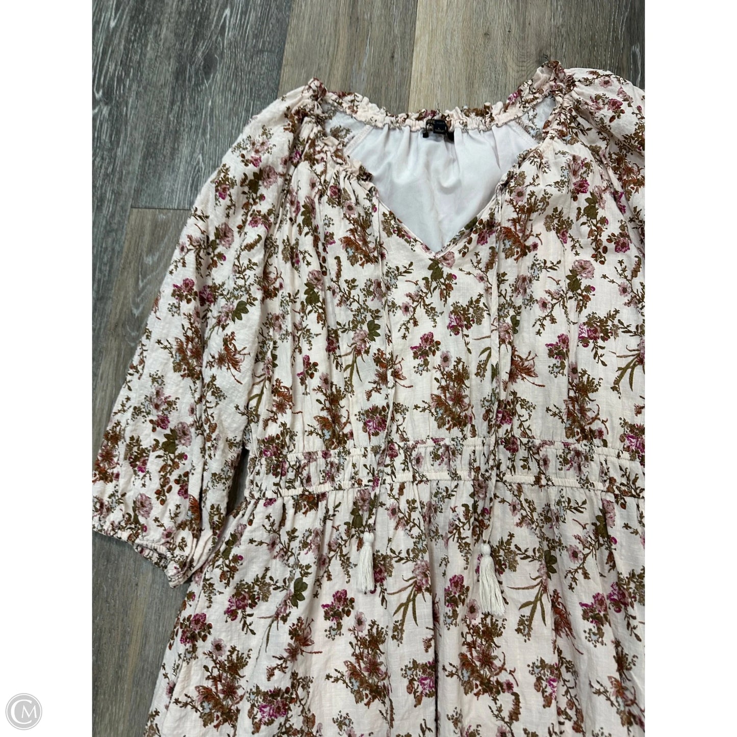 Dress Designer By Frye In Floral Print, Size: L
