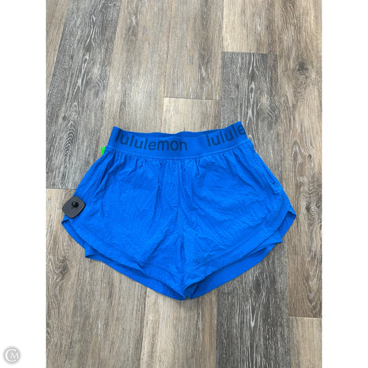 -Athletic Shorts By Lululemon In Blue, Size: 8