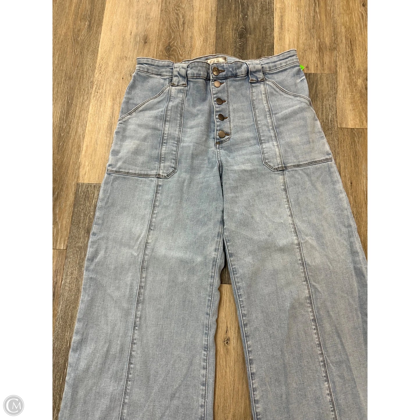 Jeans Wide Leg By Kut In Blue Denim, Size: 12