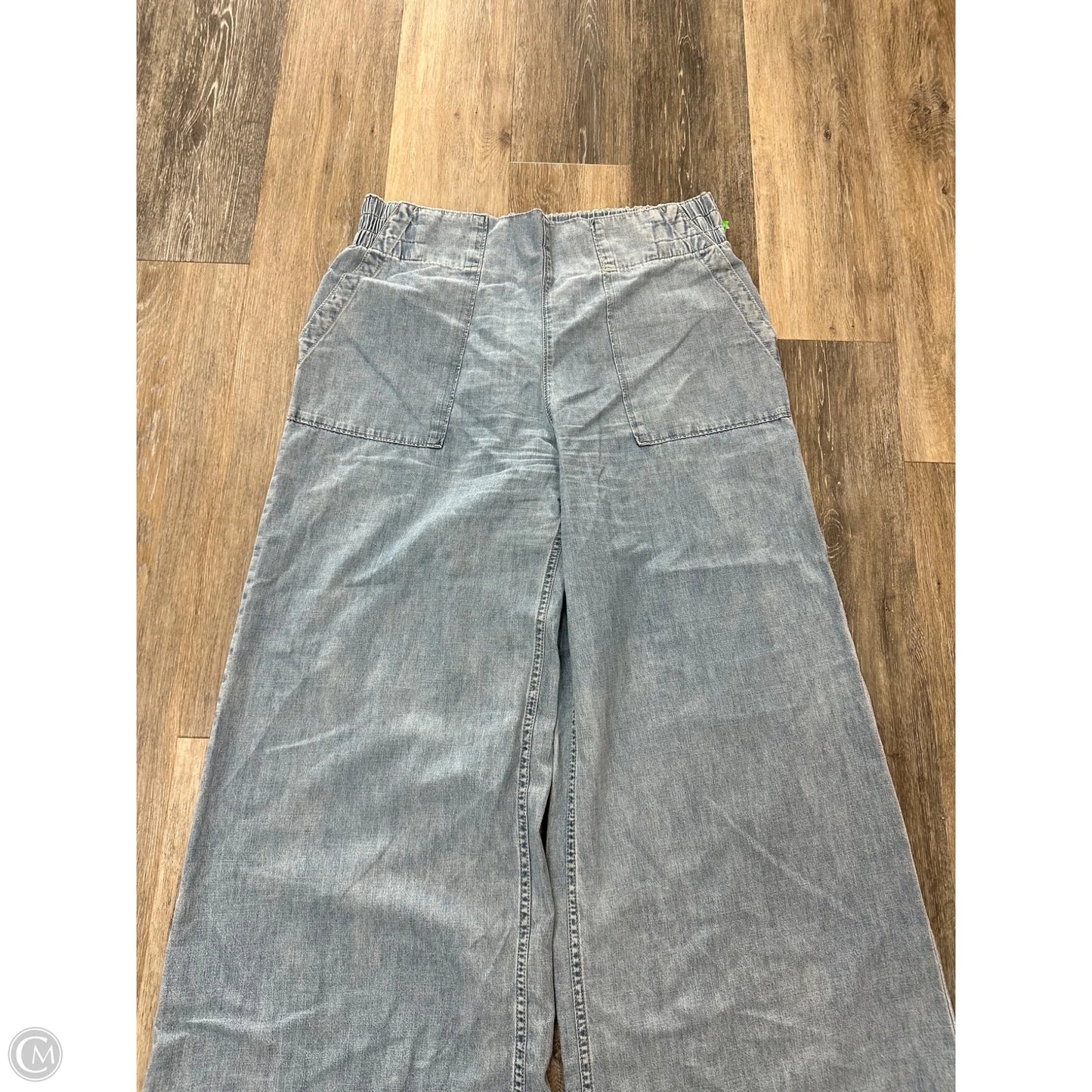 Jeans Wide Leg By We The Free In Blue Denim, Size: L