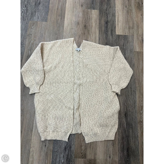 Sweater Cardigan By Paper Crane In Cream, Size: S