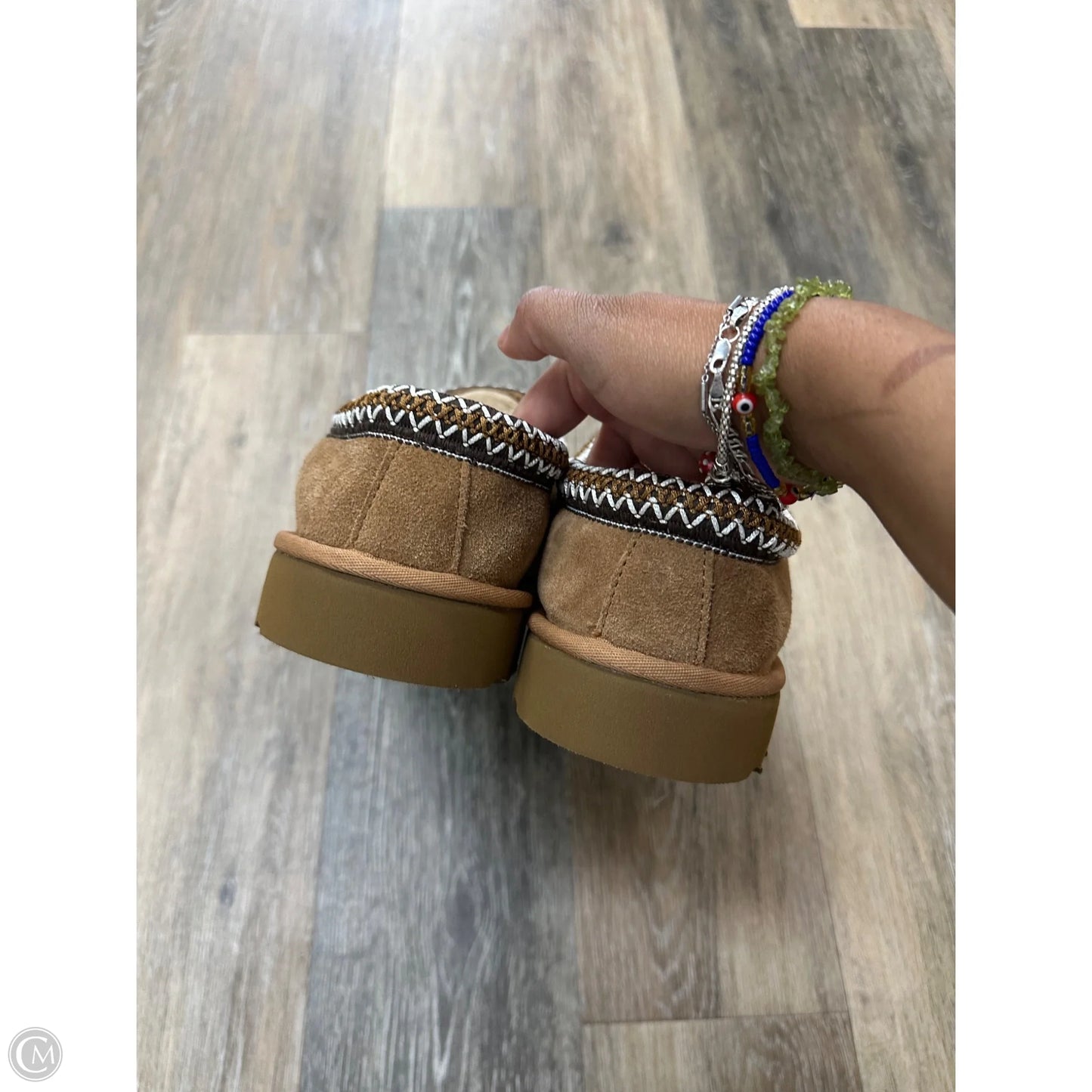 Slippers Designer By Ugg In Brown, Size: Men’s 15