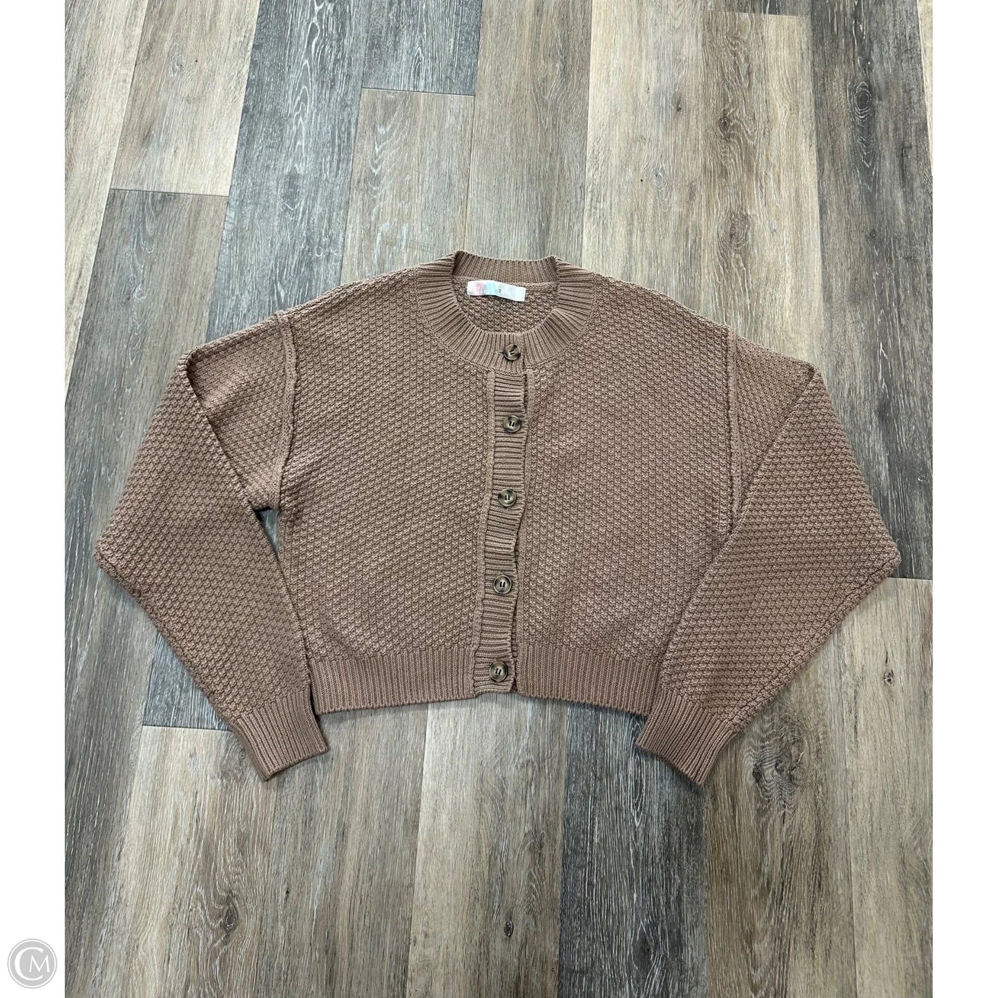 Sweater Cardigan By Free People In Brown, Size: M