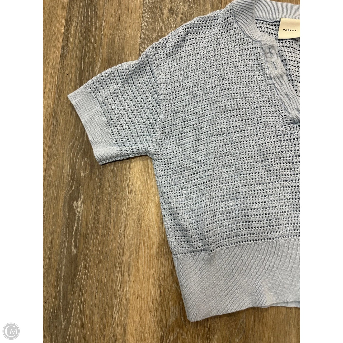 Sweater Short Sleeve By Varley In Blue, Size: L