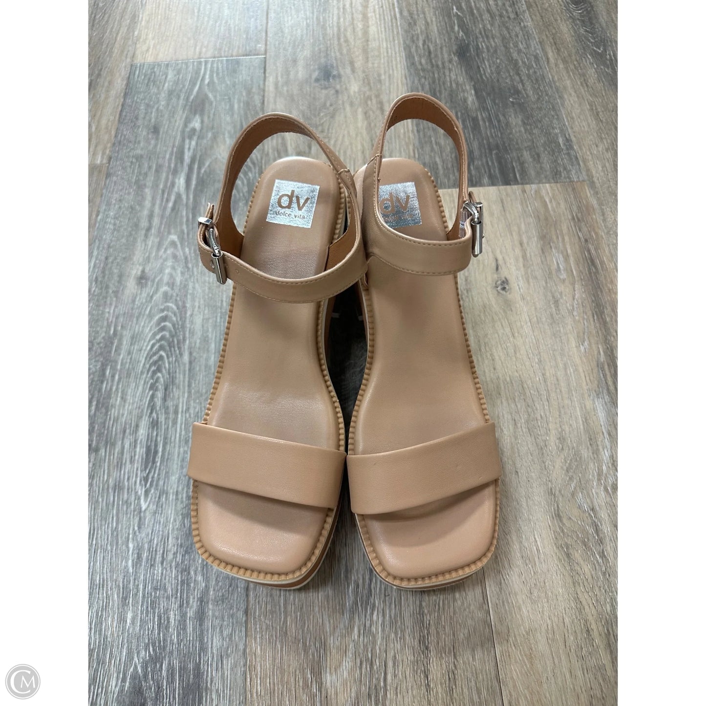 Sandals Heels Block By Dolce Vita In Brown, Size: 10
