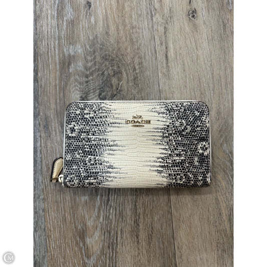 -Wallet Designer By Coach, Size: Medium