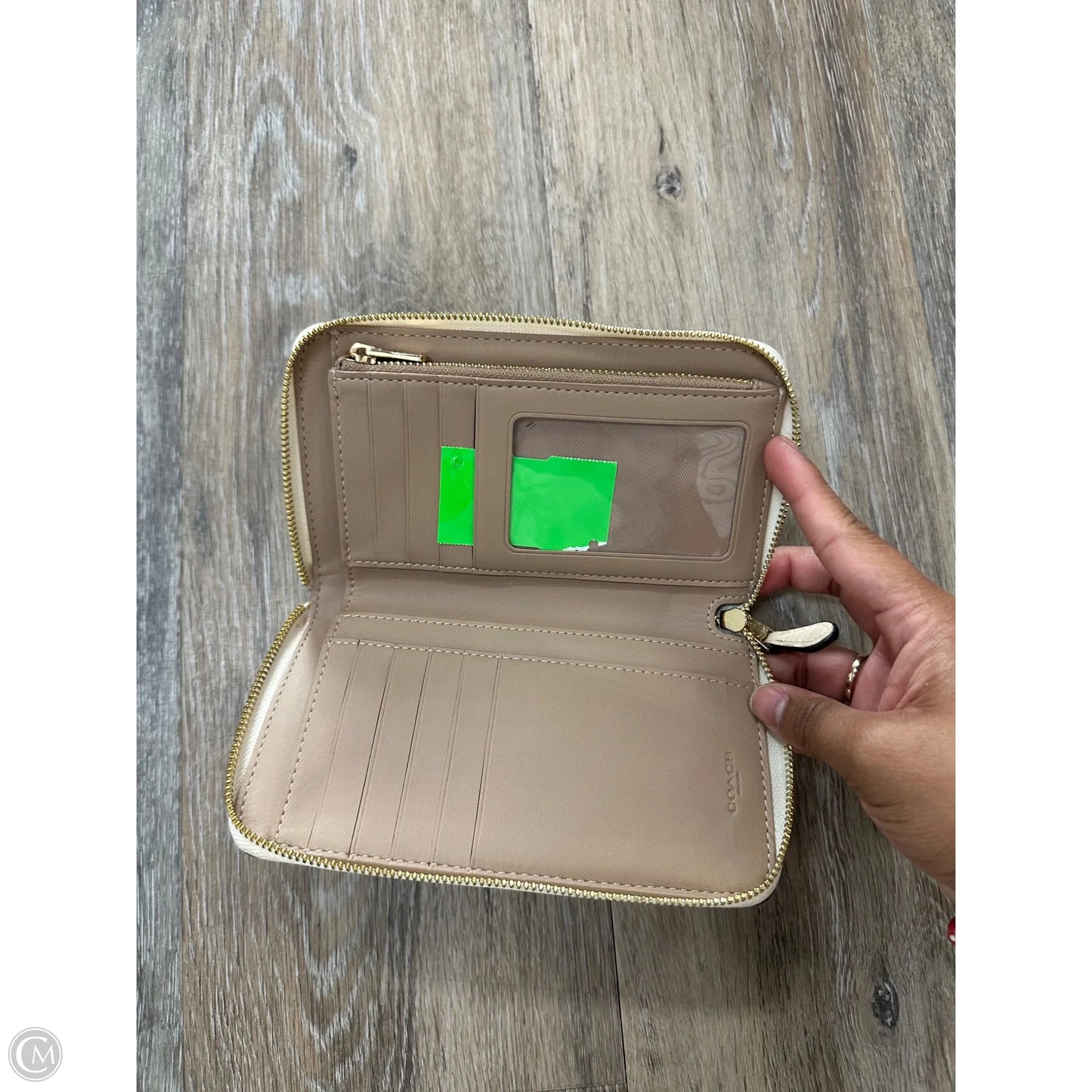 -Wallet Designer By Coach, Size: Medium