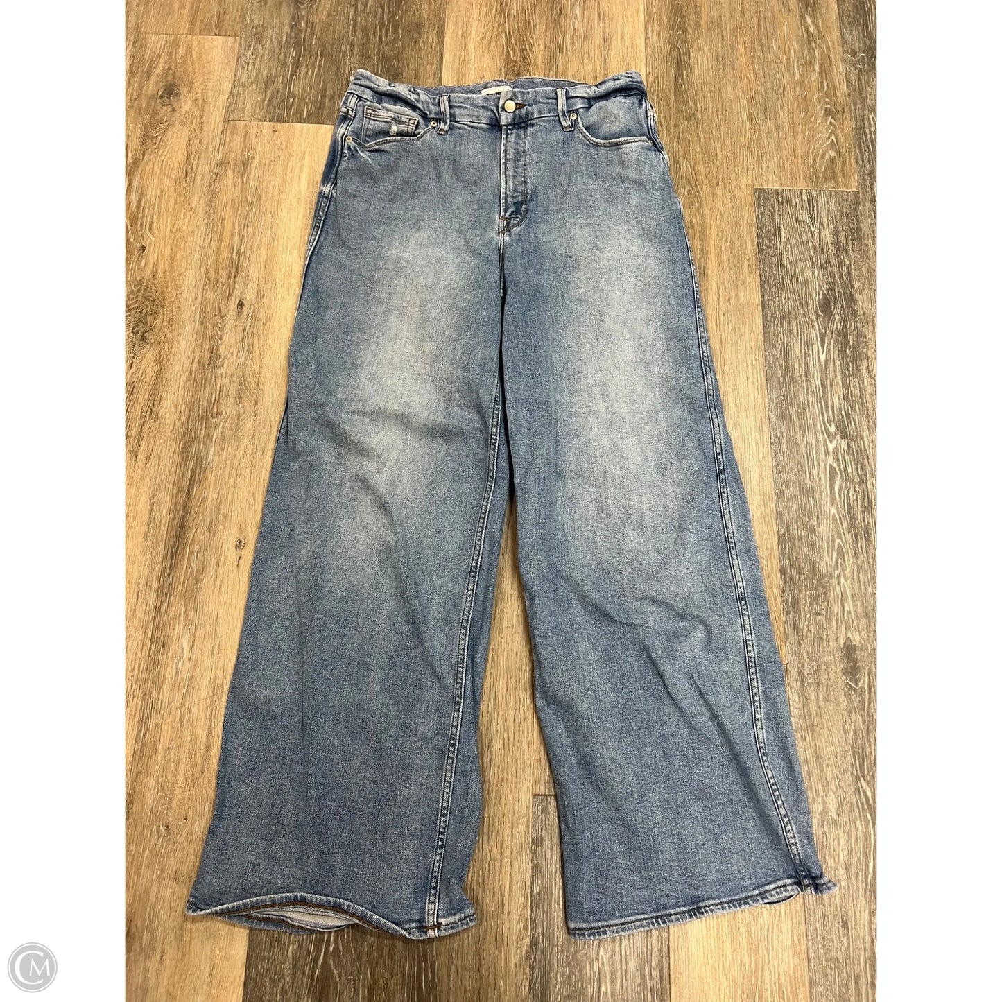 -Jeans Boot Cut By Good American In Blue Denim, Size: 12/31