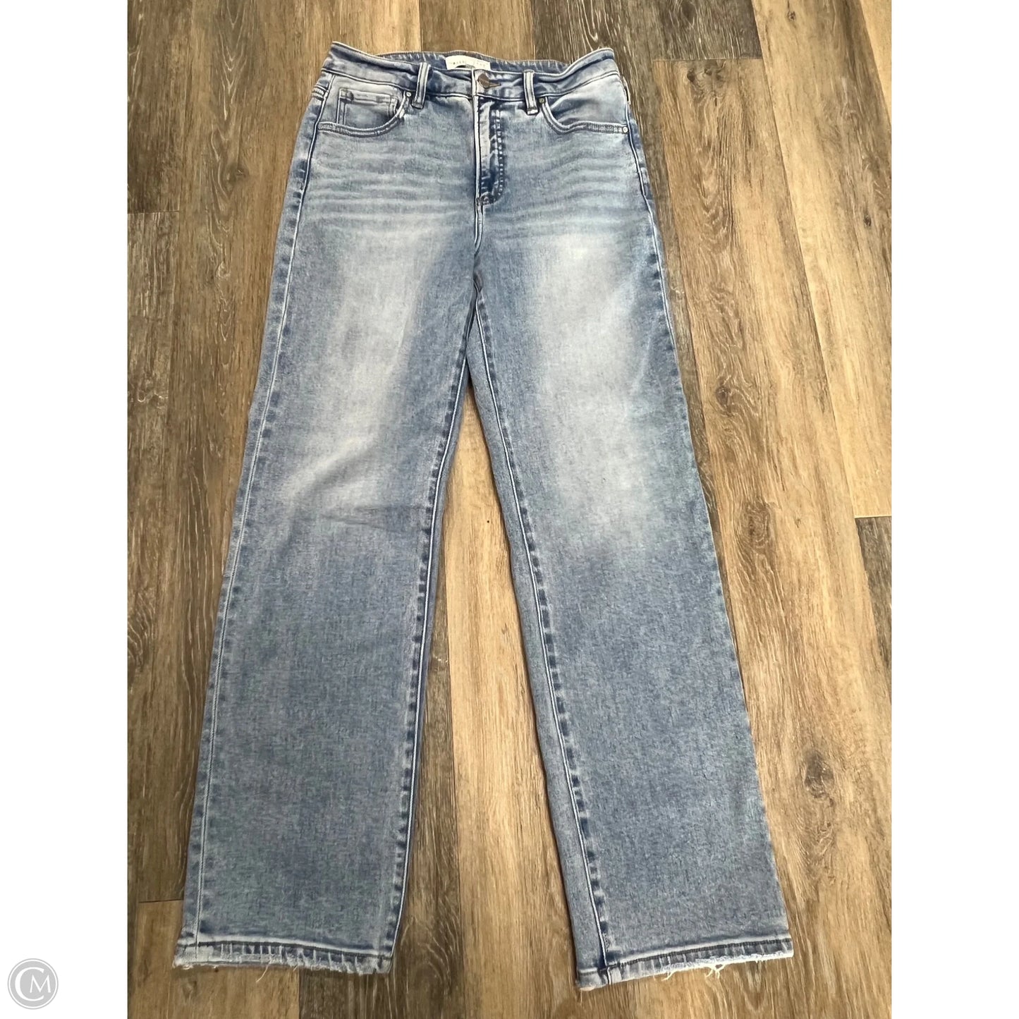 Jeans Straight By Risen In Blue Denim, Size: 10