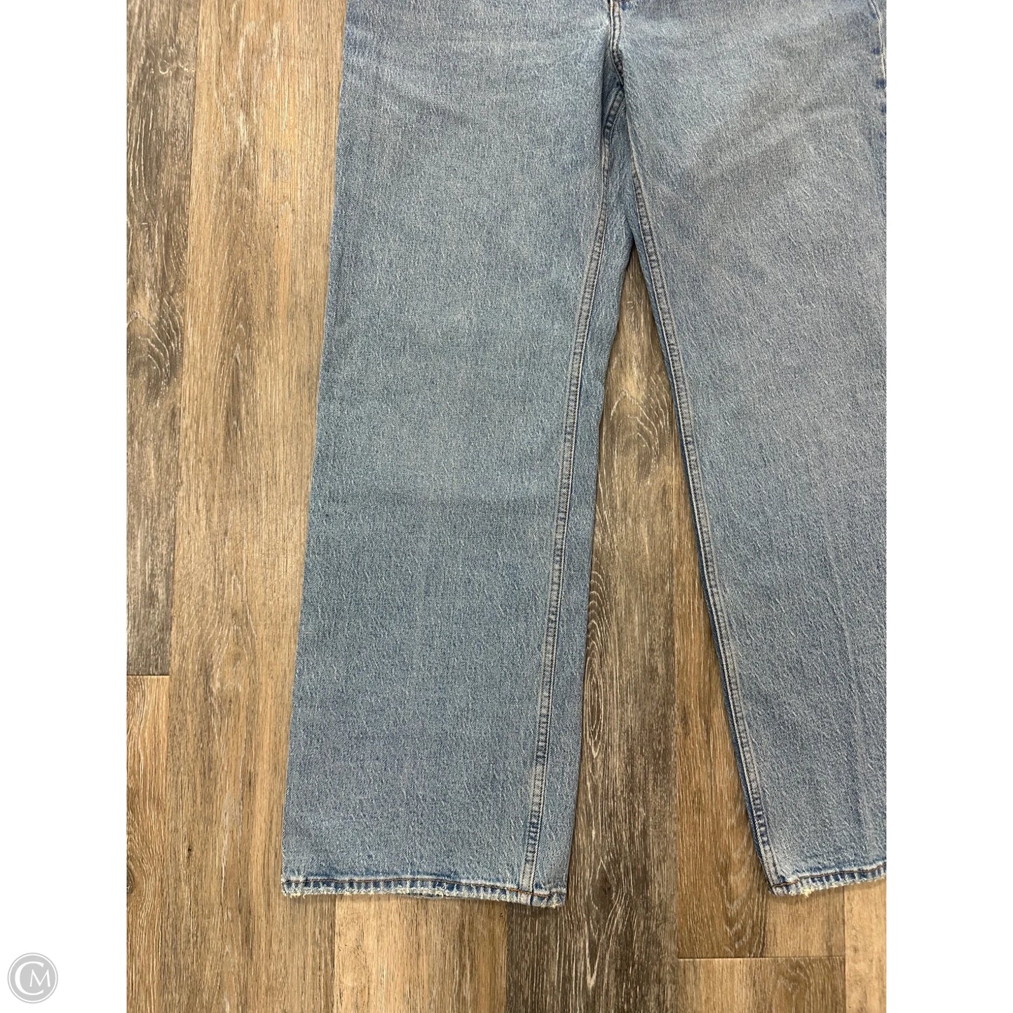 Jeans Straight By Abercrombie And Fitch In Blue Denim, Size: 14