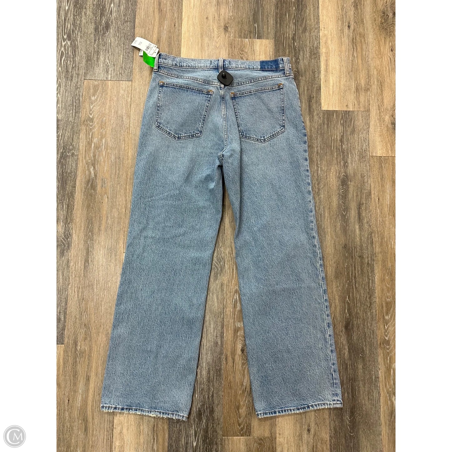 Jeans Straight By Abercrombie And Fitch In Blue Denim, Size: 14