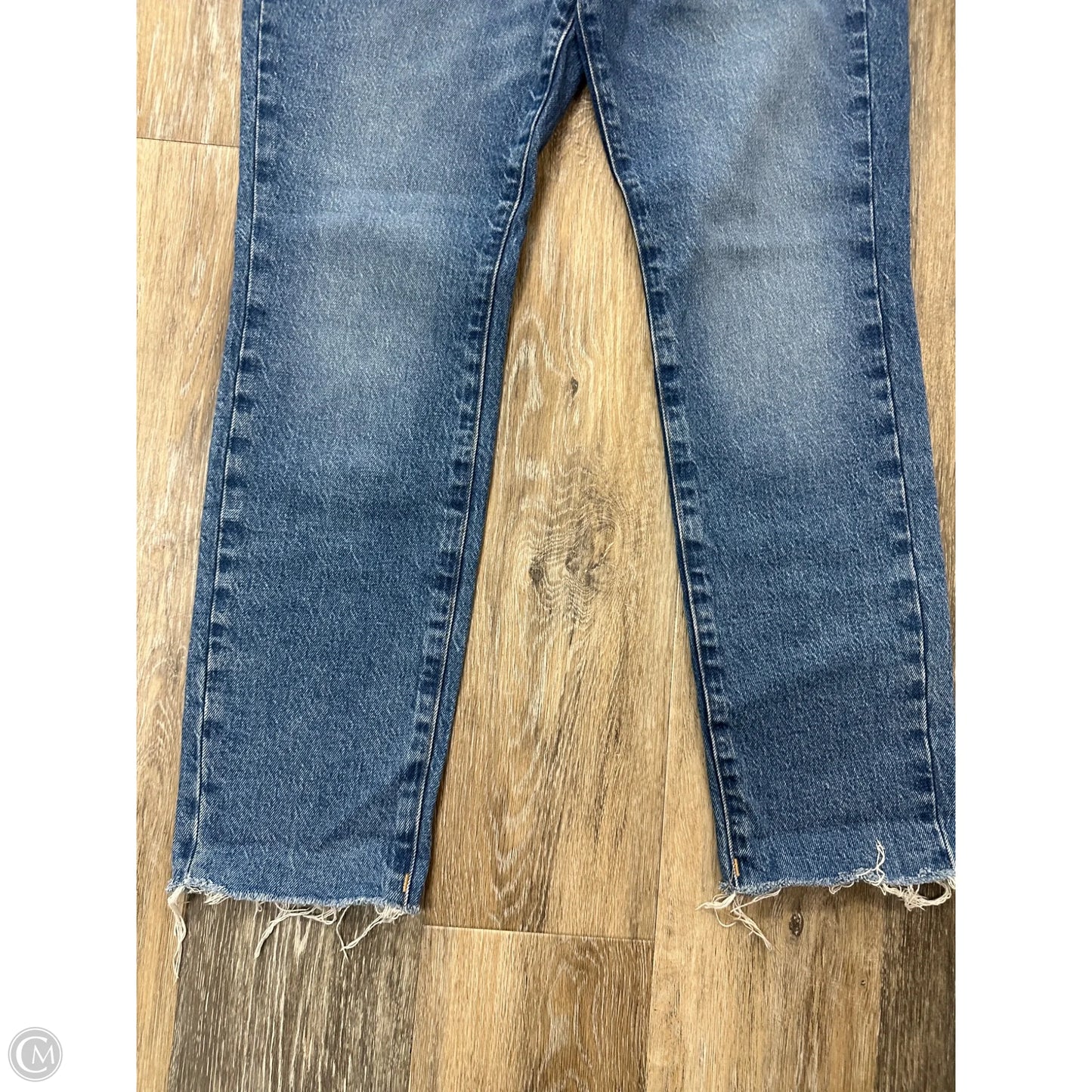 Jeans Cropped By Good American In Blue Denim, Size: 2