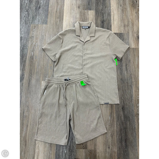 Shorts Set By Mauvais In Taupe, Size: M