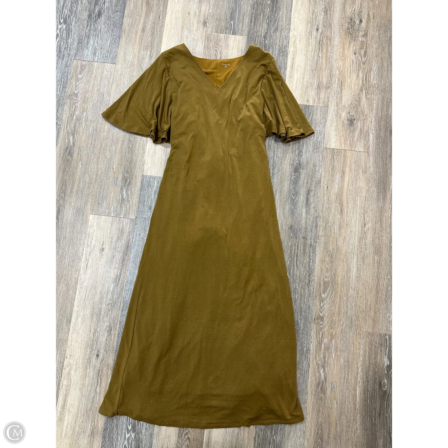 Dress Casual Maxi By Garnet Hill In Green, Size: L