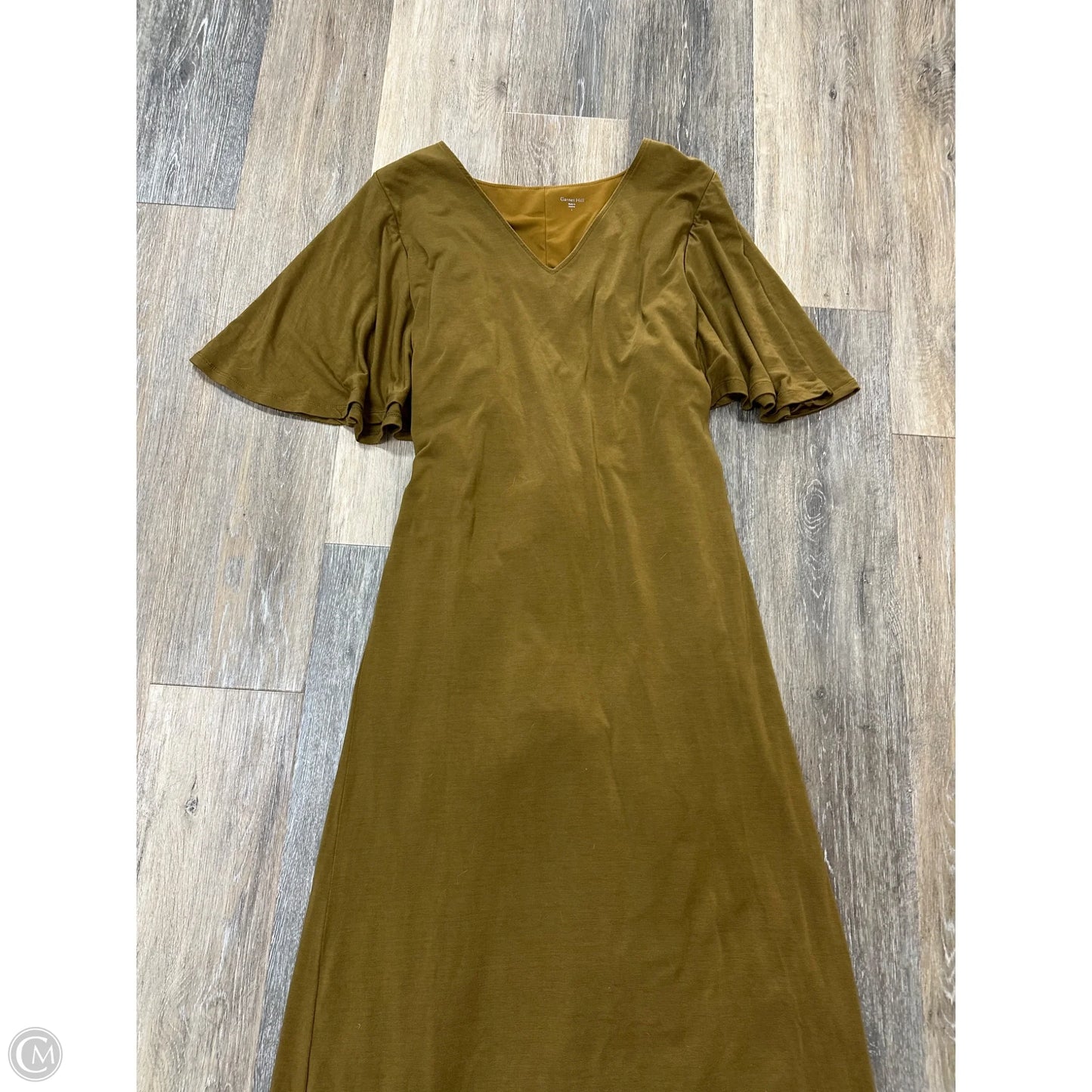 Dress Casual Maxi By Garnet Hill In Green, Size: L