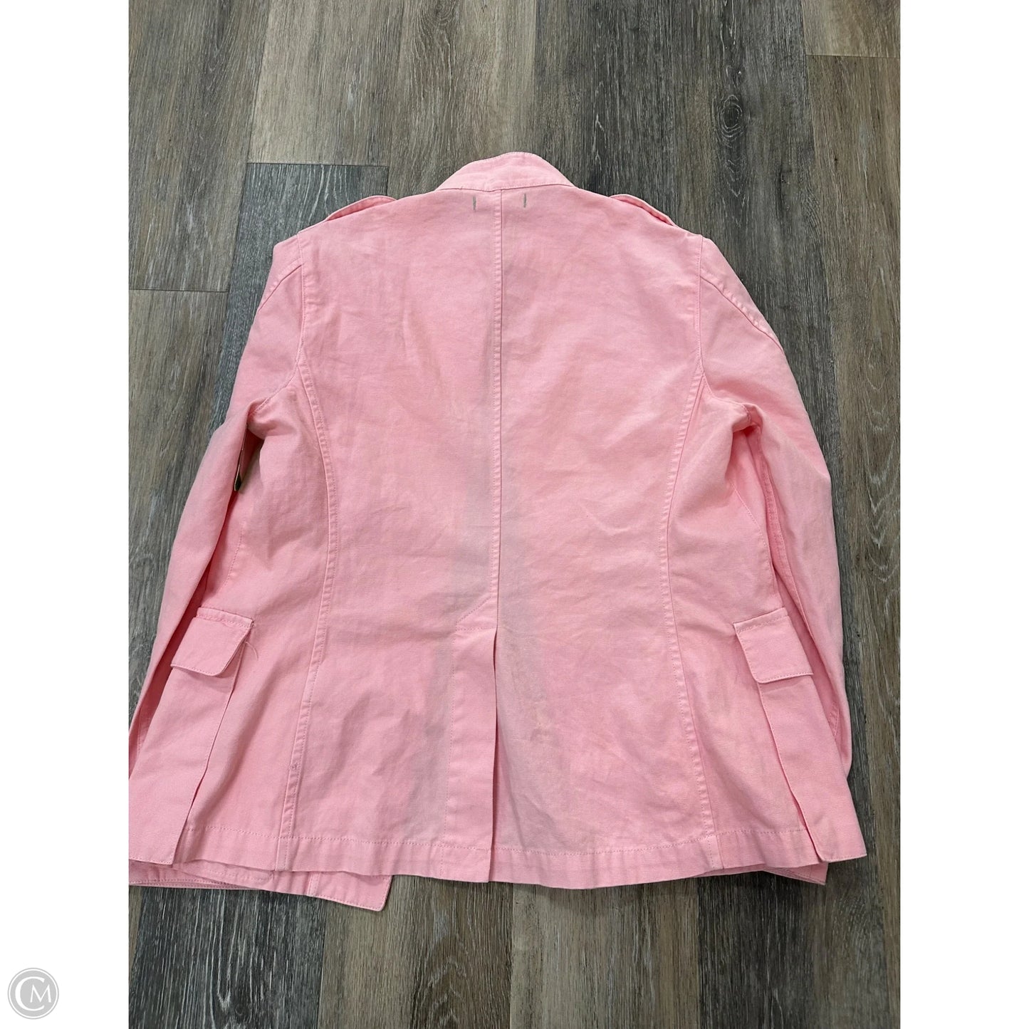Jacket Denim By Alex Mill In Pink, Size: L