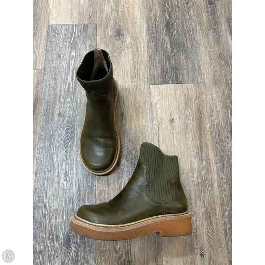 Boots Combat By Kelsi Dagger In Green, Size: 6