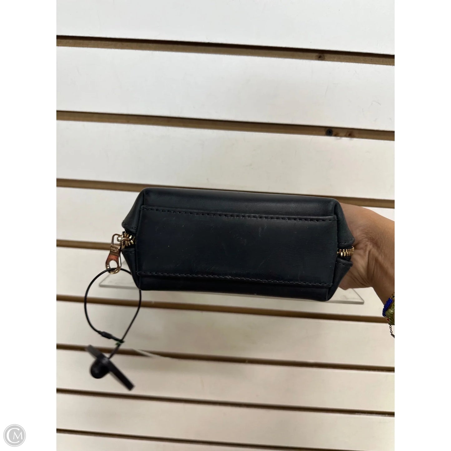 -Clutch Leather By Parker Clay, Size: Small