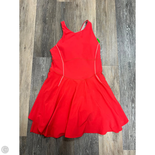 Athletic Dress By Lululemon In Red, Size: 10