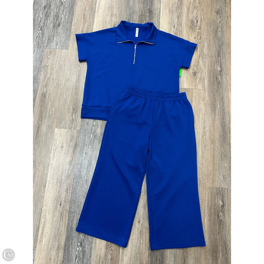 Pants Set 2pc By Dear Scarlett In Blue, Size: Xl