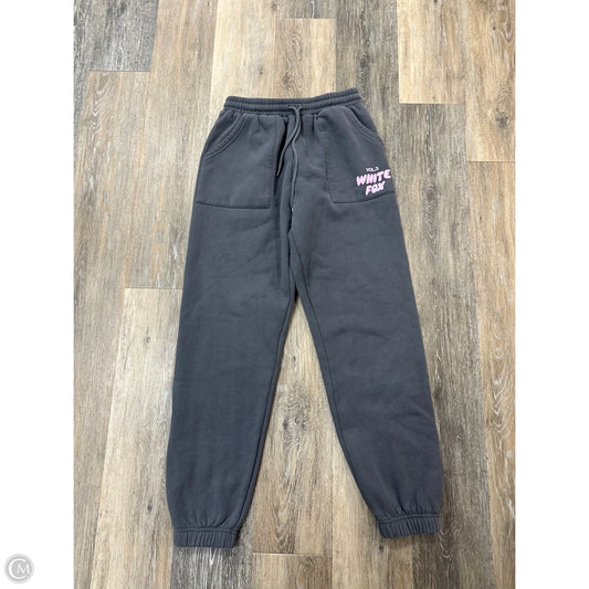 Athletic Pants By White Fox In Grey, Size: S