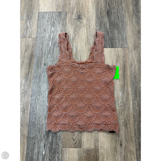 Tank Top By Aura In Orange, Size: L