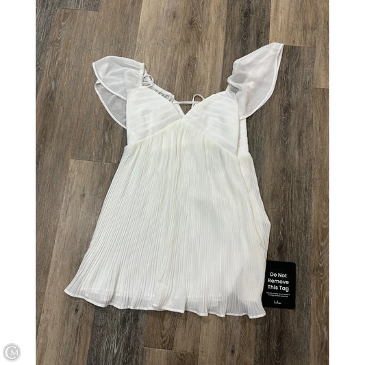 Dress Party Short By Lulus In White, Size: L