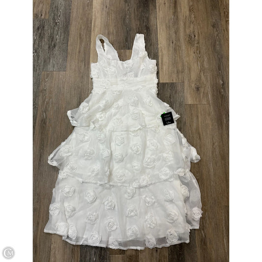 Dress Party Long By Lulus In White, Size: L