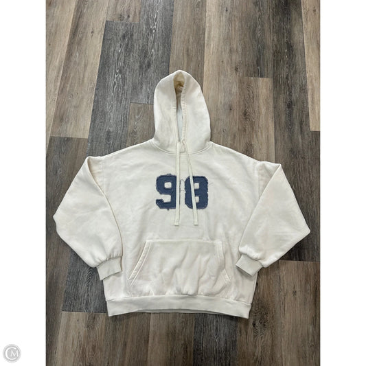 Sweatshirt Hoodie By Edikted In Cream, Size: S