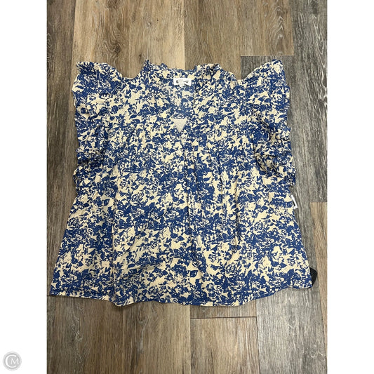 Top Short Sleeve By &merci In Blue, Size: M