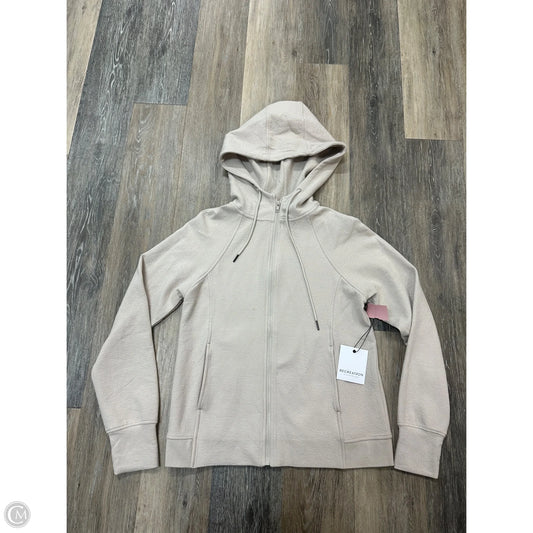 Athletic Jacket By Thread And Supply In Tan, Size: S