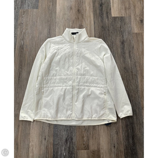 Jacket Puffer & Quilted By Rlx In Cream, Size: S
